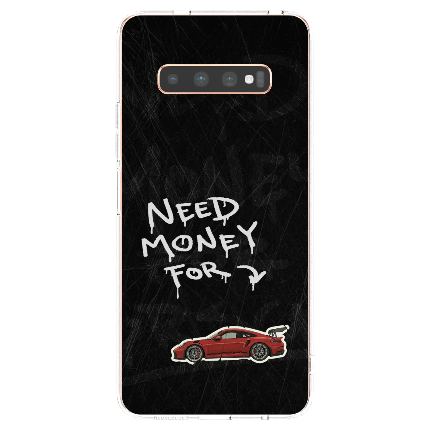 Picasee silikonowe przeźroczyste etui na Samsung Galaxy S10 Plus G975 - Track Mode