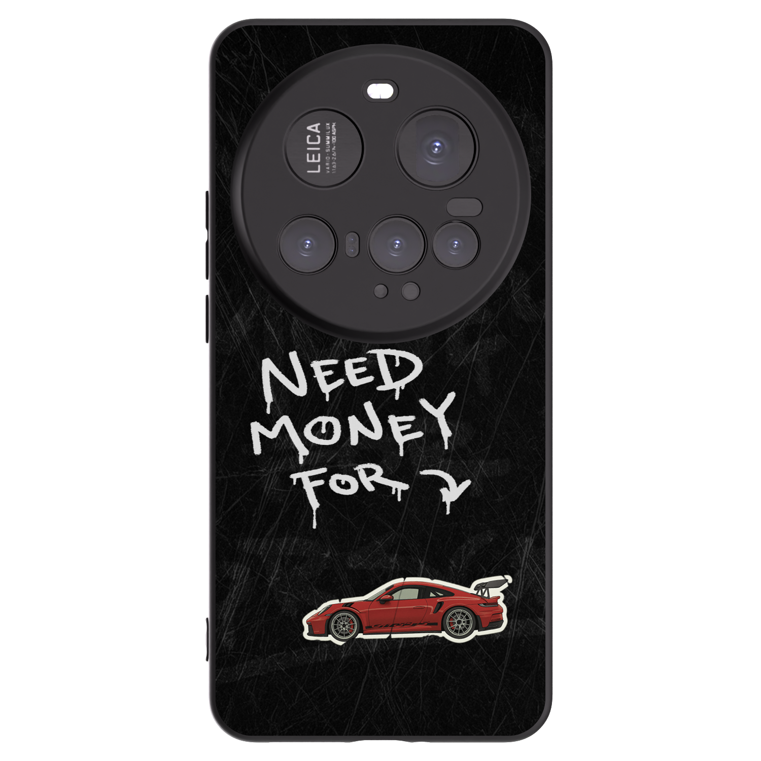 Picasee silikonowe czarne etui na Xiaomi 15 Ultra - Track Mode