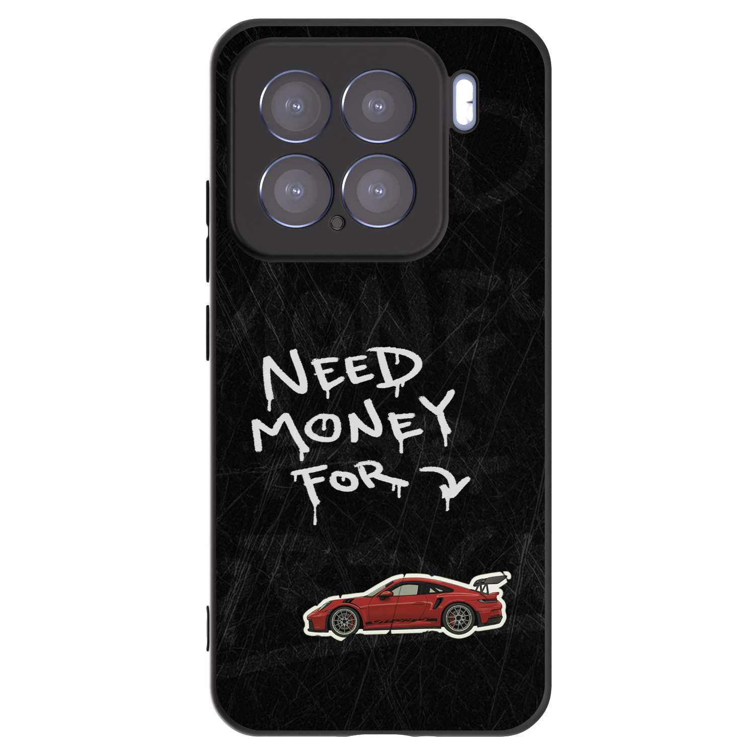 Picasee silikonowe czarne etui na Xiaomi 15 - Track Mode
