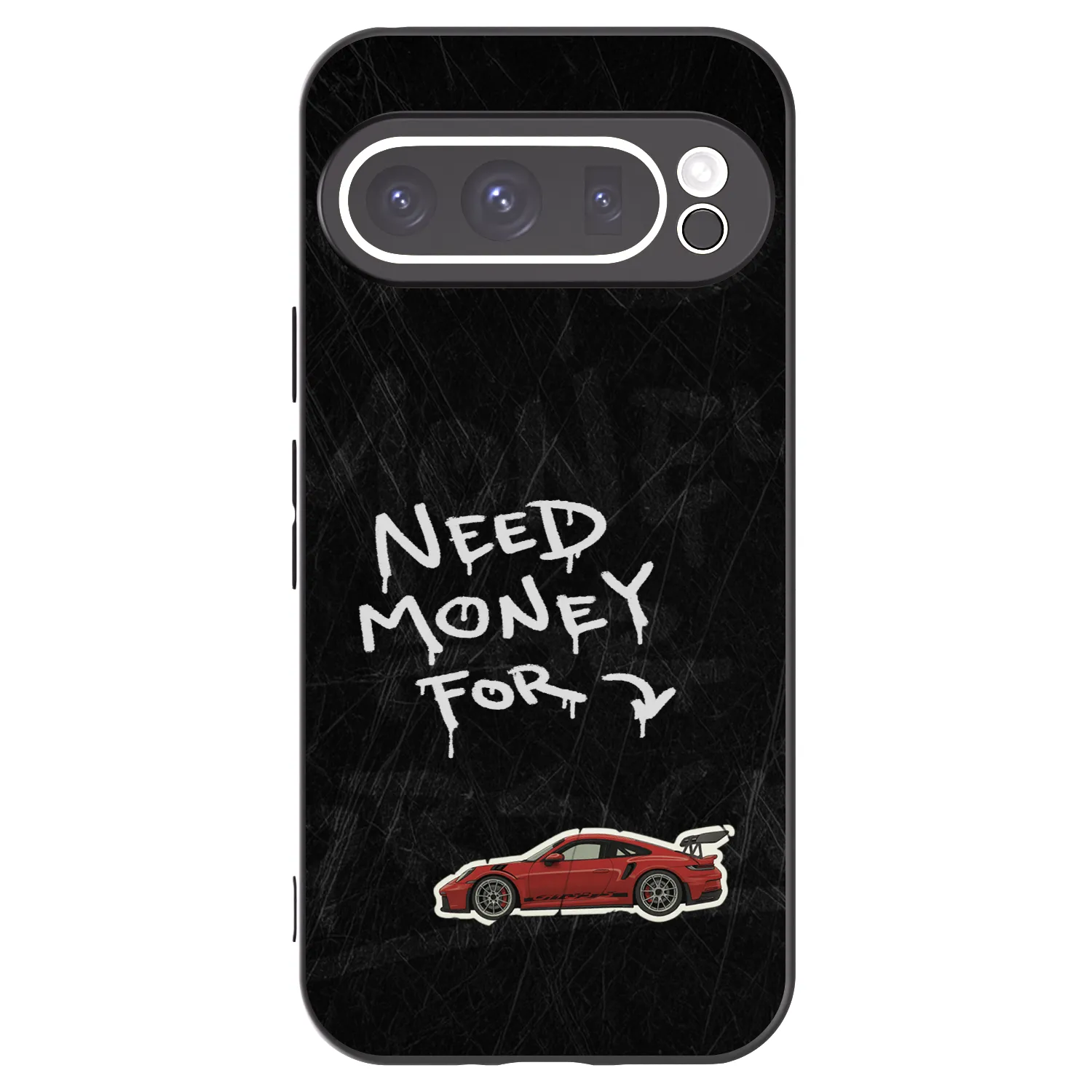 Picasee silikonowe czarne etui na Google Pixel 9 Pro - Track Mode