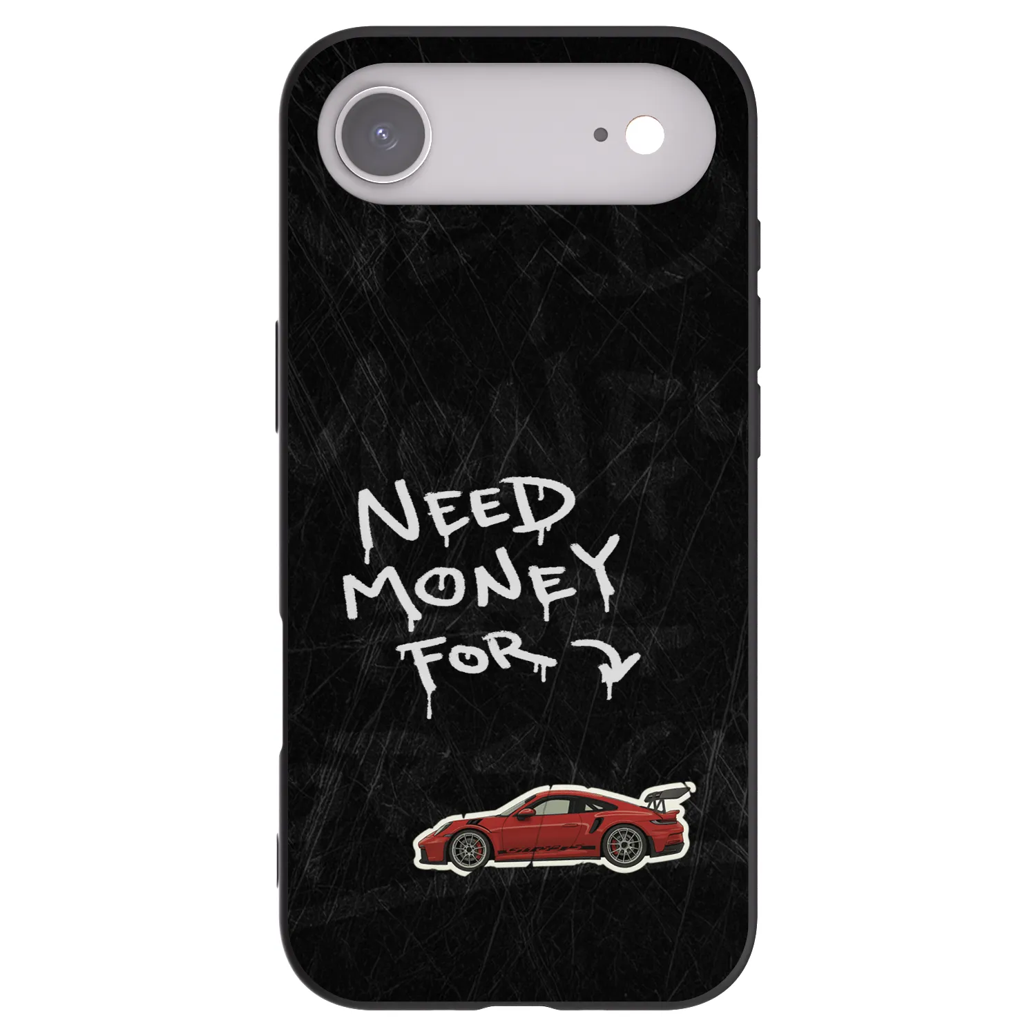 Picasee silikonowe czarne etui na Apple iPhone Air - Track Mode