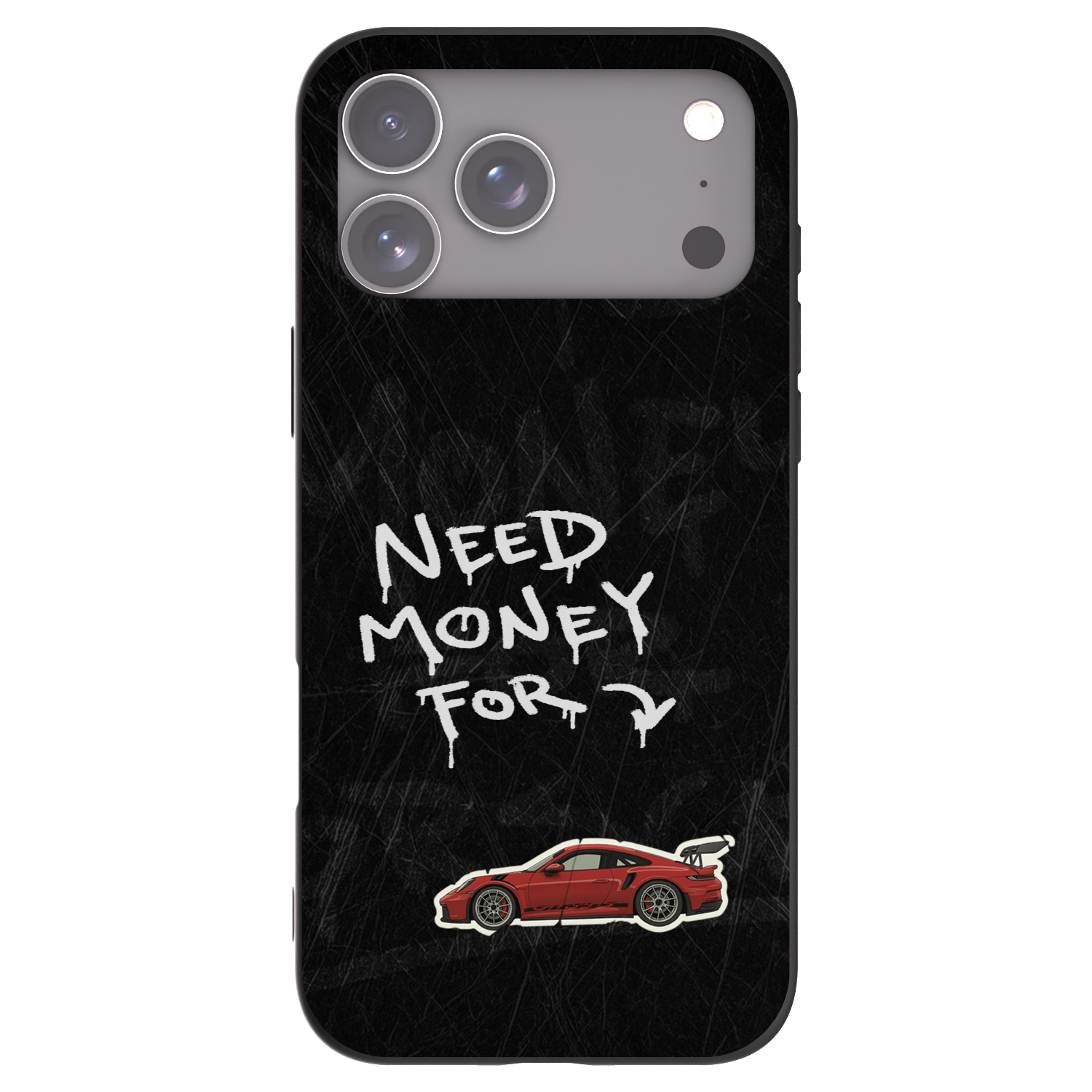 Picasee silikonowe czarne etui na Apple iPhone 17 Pro Max - Track Mode