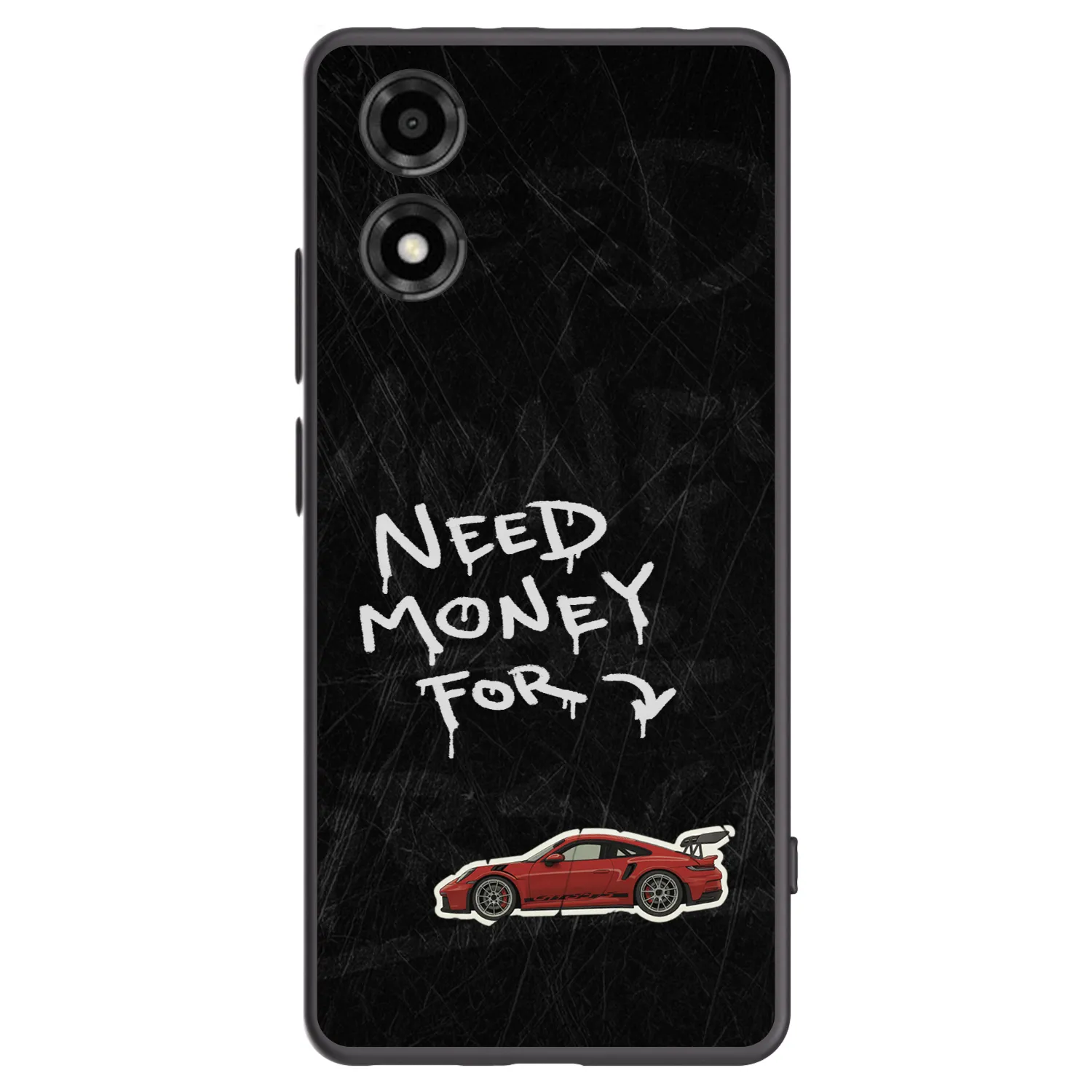 Picasee silikonowe czarne etui na Motorola Moto E14 - Track Mode