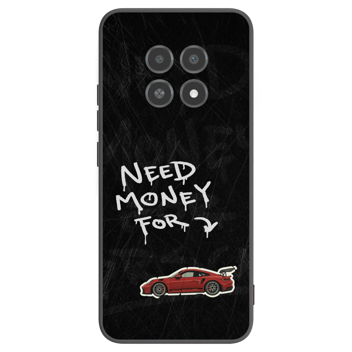 Picasee silikonowe czarne etui na Realme 12X - Track Mode