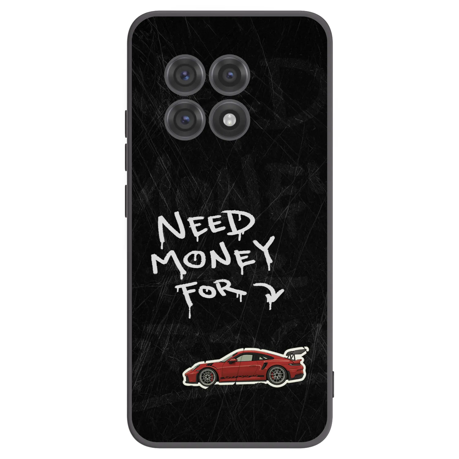 Picasee silikonowe czarne etui na OnePlus 13R 5G - Track Mode