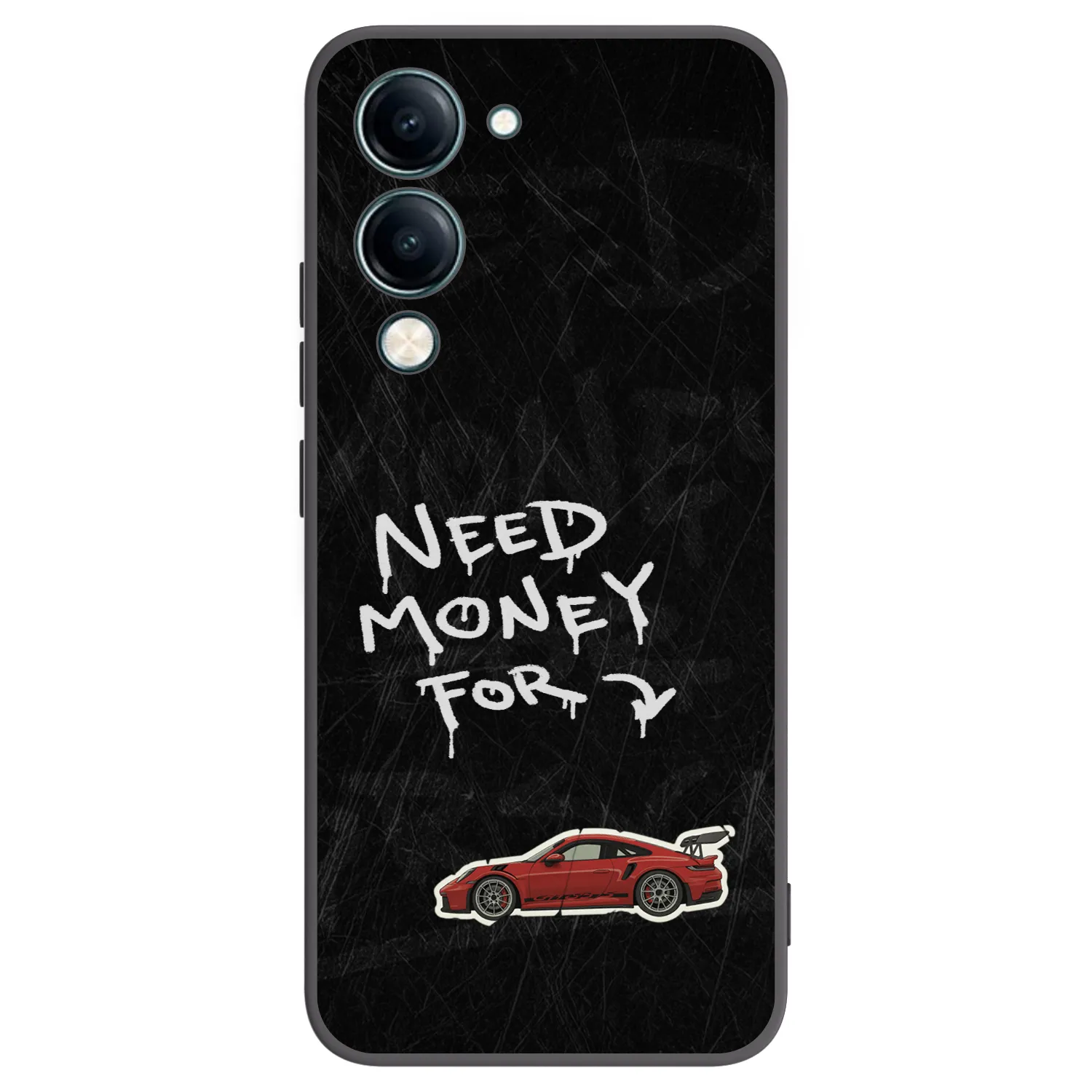 Picasee silikonowe czarne etui na Vivo Y29s 5G - Track Mode