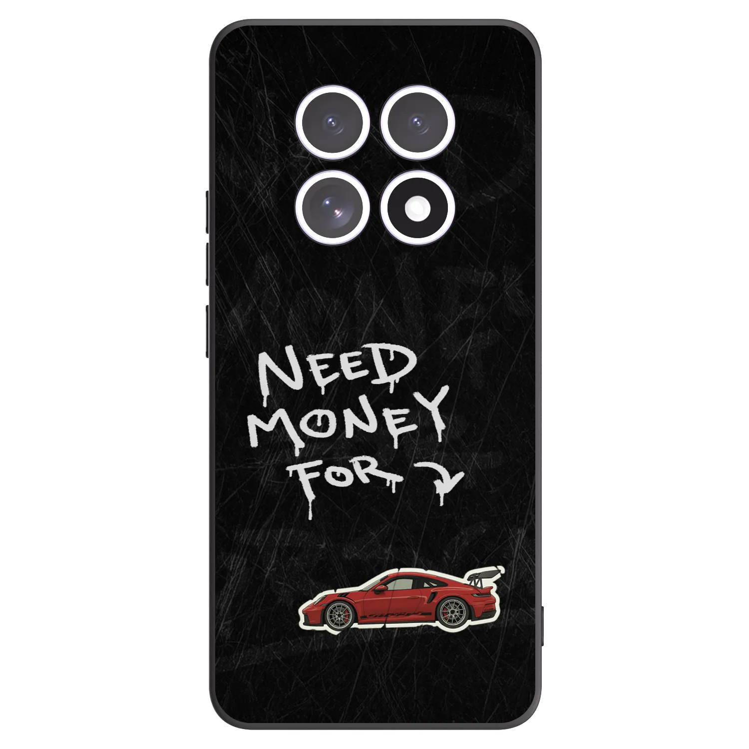 Picasee silikonowe czarne etui na Xiaomi Redmi Note 15 - Track Mode