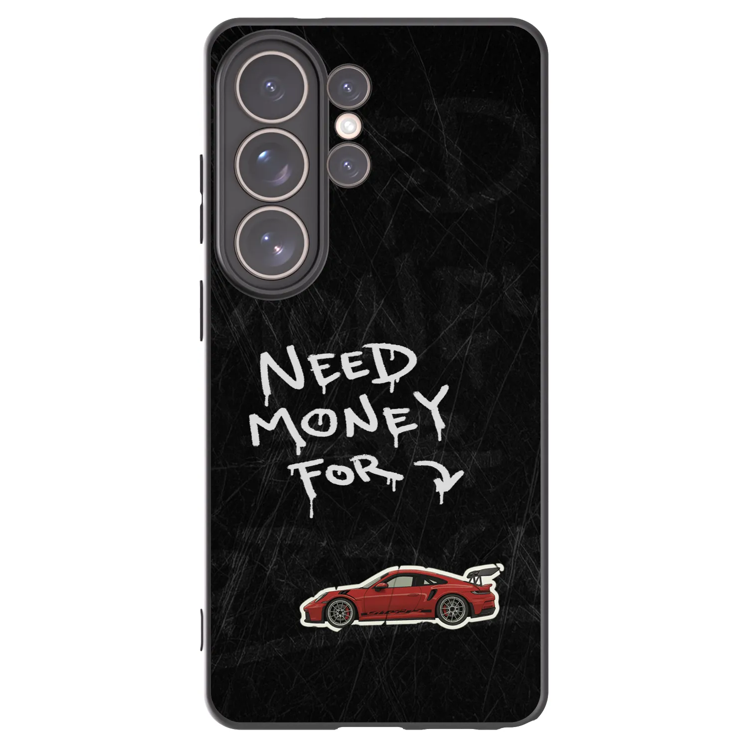 Picasee silikonowe czarne etui na Samsung Galaxy S26 Ultra - Track Mode