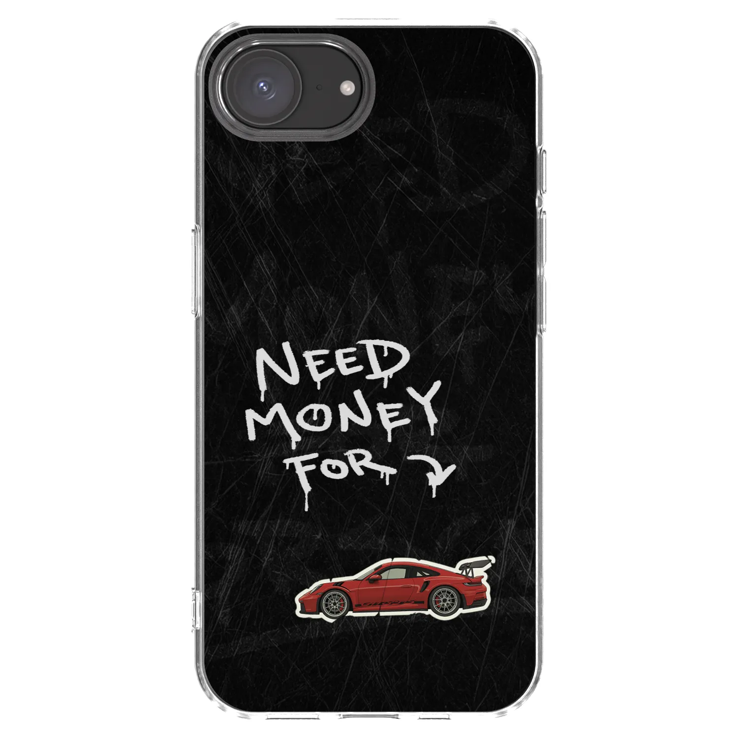 Picasee silikonowe przeźroczyste etui na Apple iPhone 17e - Track Mode