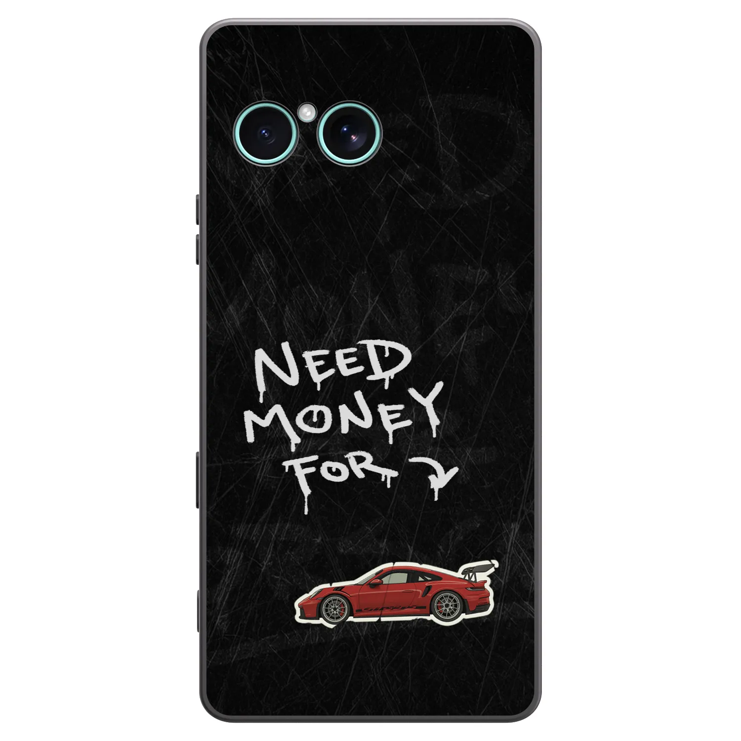 Picasee silikonowe czarne etui na Sony Xperia 10 VII - Track Mode