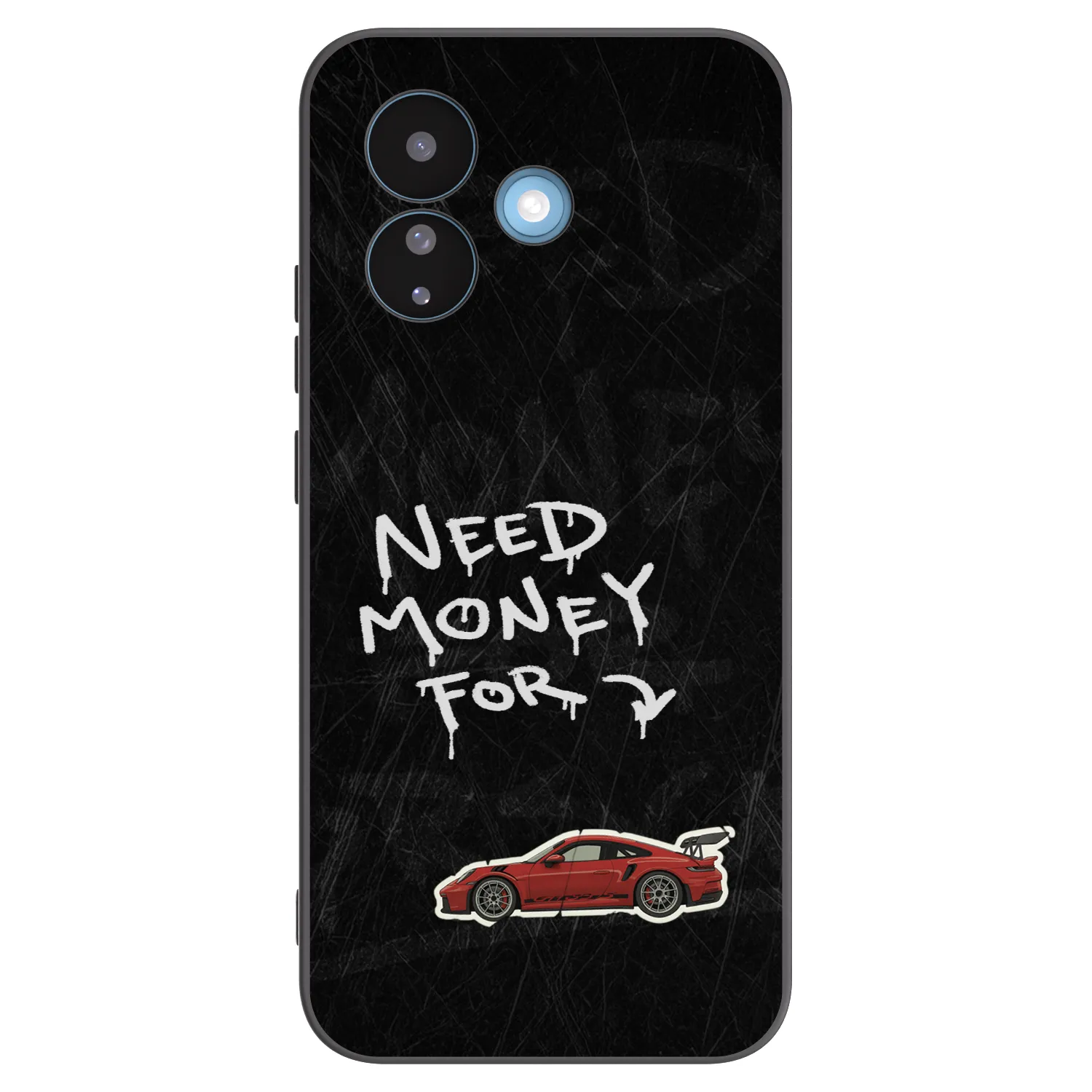 Picasee silikonowe czarne etui na Xiaomi Redmi Note 17 Pro 5G - Track Mode