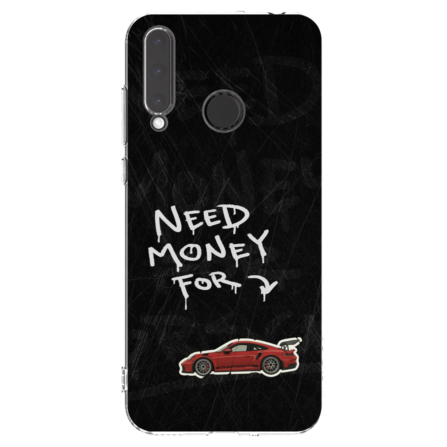 Picasee silikonowe przeźroczyste etui na Honor 20 Lite - Track Mode