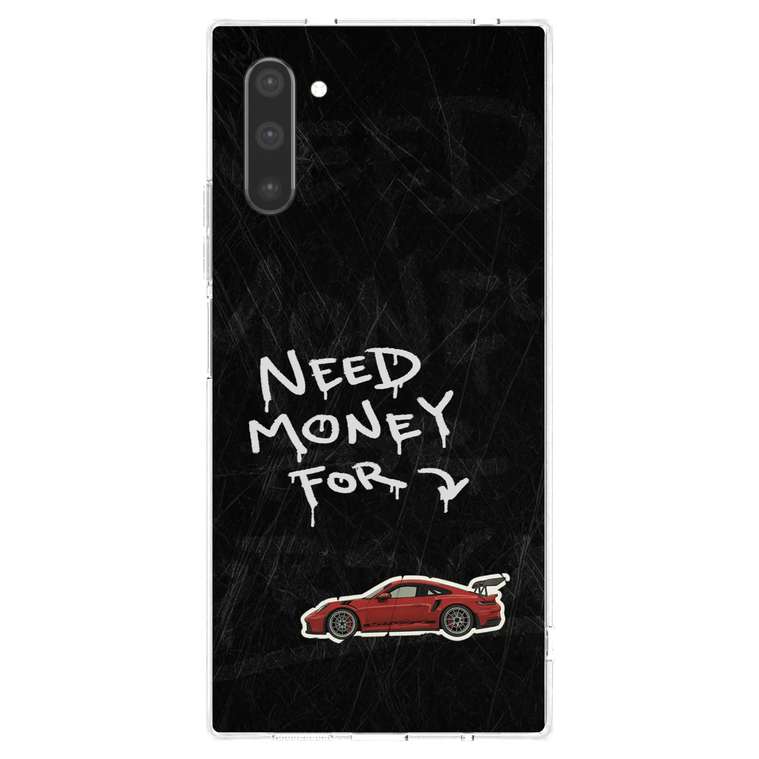 Picasee silikonowe przeźroczyste etui na Samsung Galaxy Note 10 N970F - Track Mode