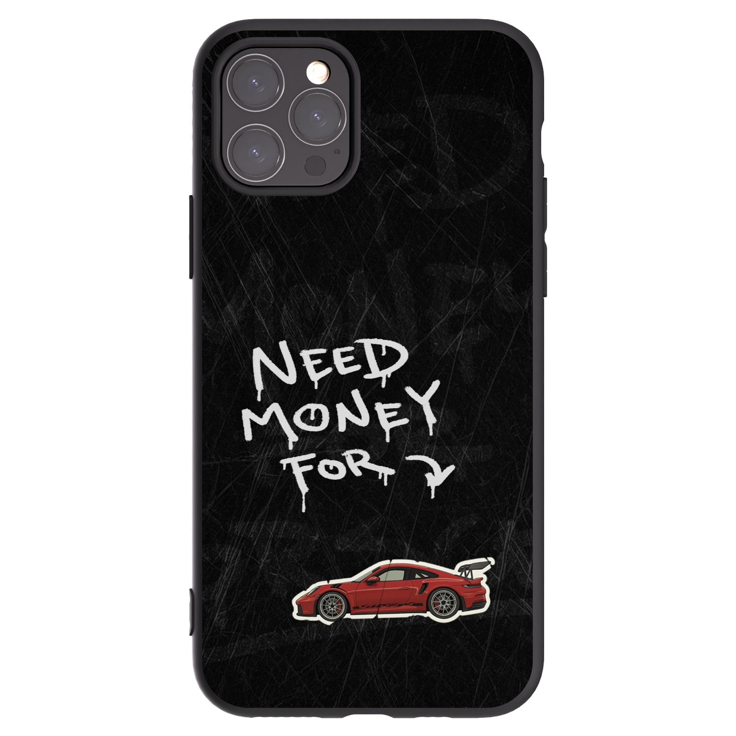 Picasee silikonowe czarne etui na Apple iPhone 11 Pro - Track Mode