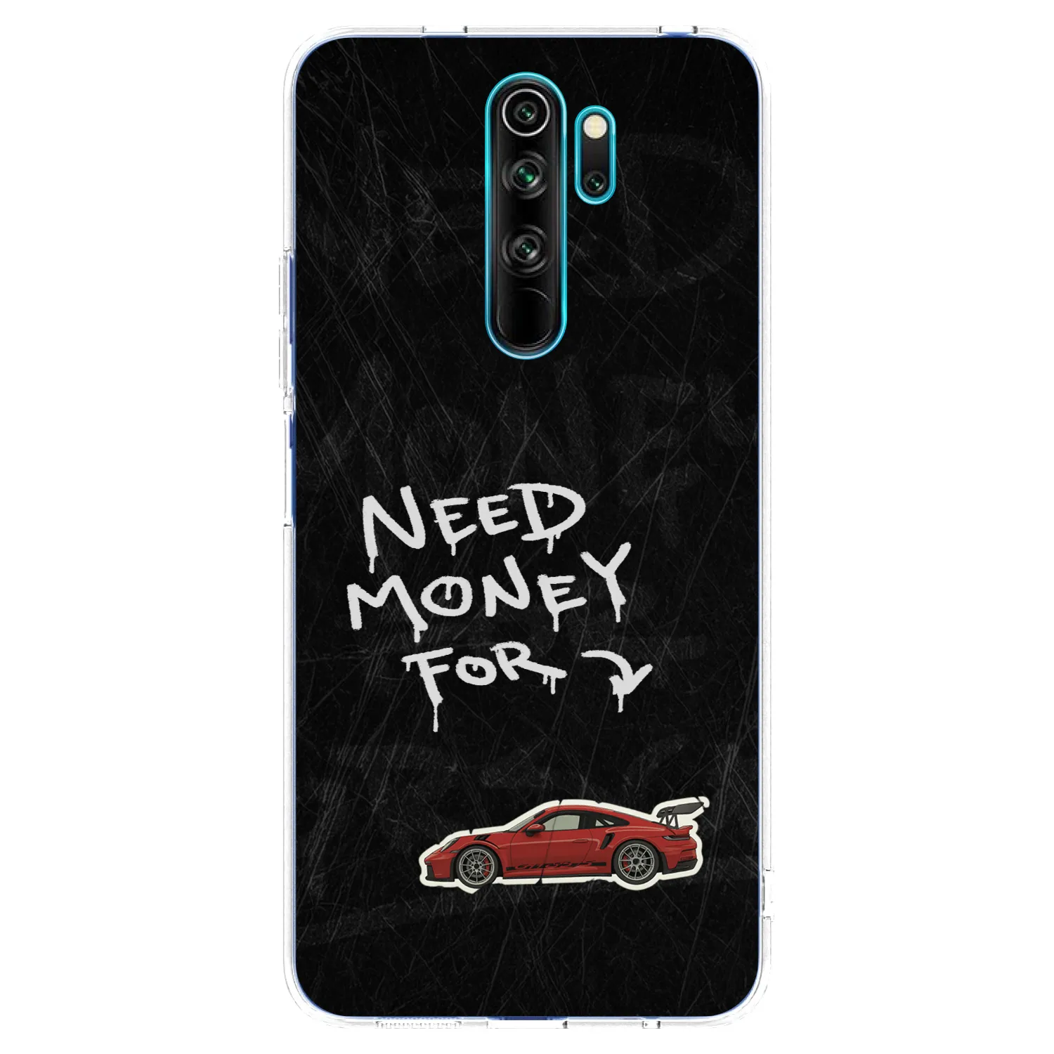 Picasee silikonowe przeźroczyste etui na Xiaomi Redmi Note 8 Pro - Track Mode
