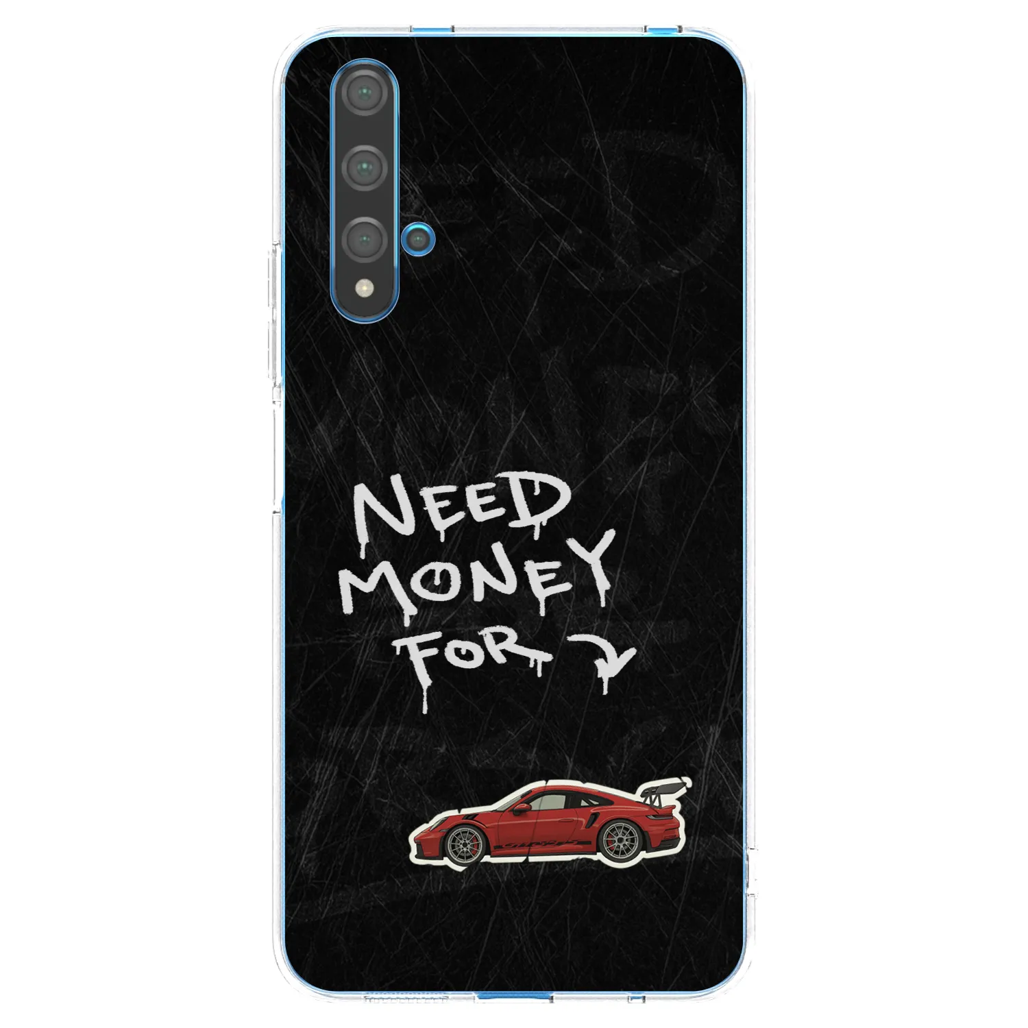 Picasee silikonowe przeźroczyste etui na Huawei Nova 5T - Track Mode