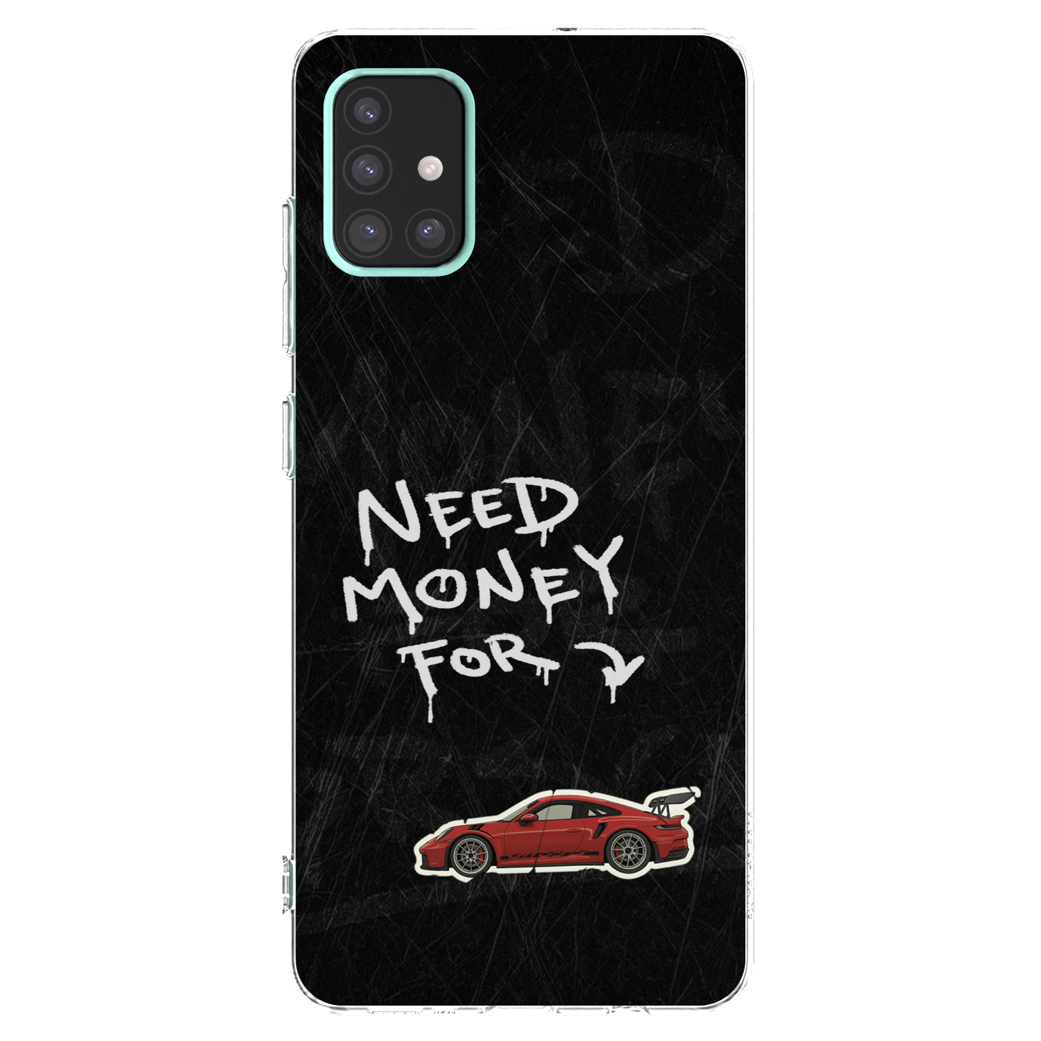 Picasee silikonowe przeźroczyste etui na Samsung Galaxy A51 A515F - Track Mode