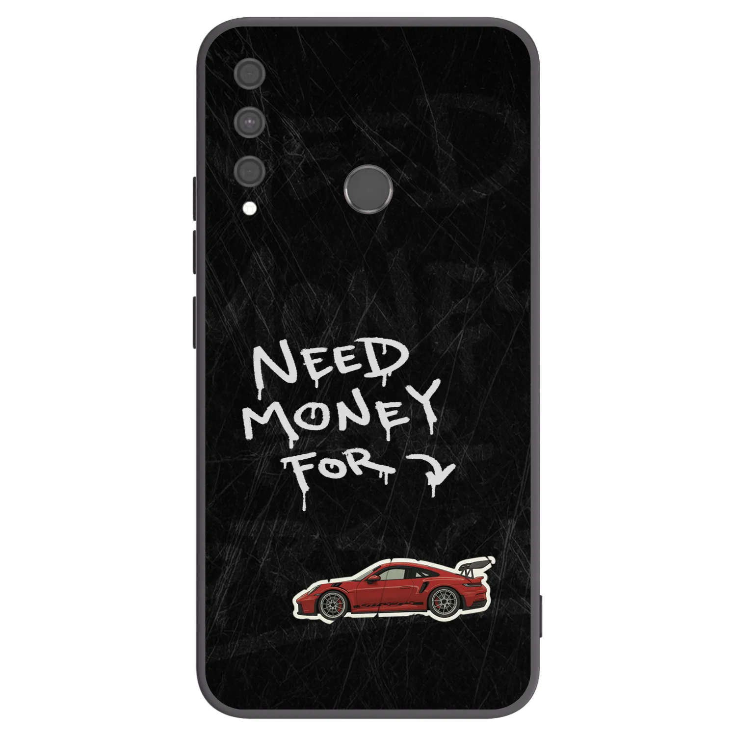 Picasee silikonowe czarne etui na Huawei P40 Lite E - Track Mode