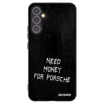 Picasee silikonowe czarne etui na Samsung Galaxy A34 5G A346B - Black Fuel