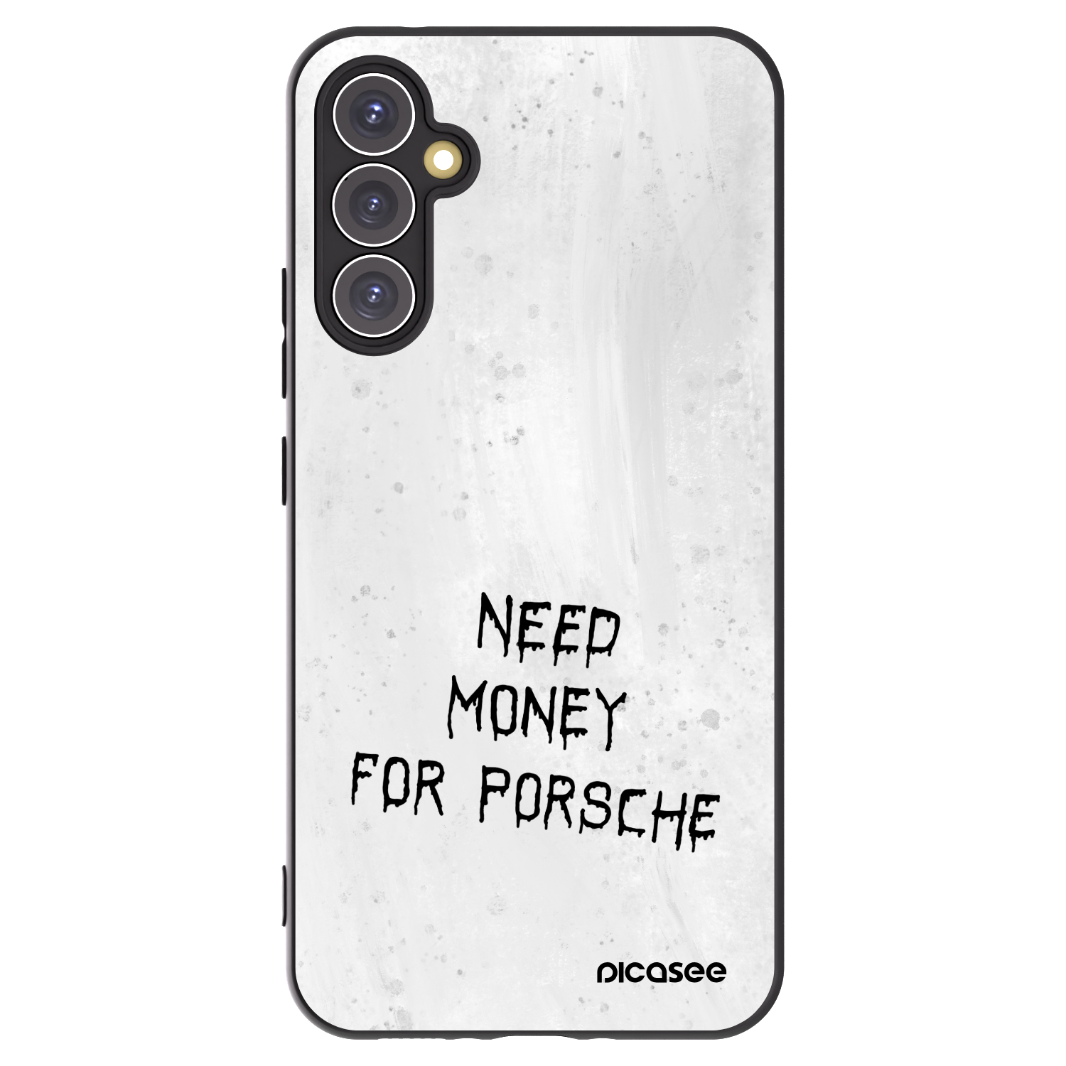 Picasee silikonowe czarne etui na Samsung Galaxy A34 5G A346B - White Fuel