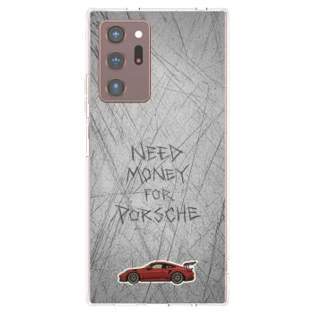 Picasee silikonowe przeźroczyste etui na Samsung Galaxy Note 20 Ultra - Garage Scratch