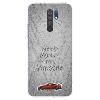 Picasee silikonowe przeźroczyste etui na Xiaomi Redmi 9 - Garage Scratch