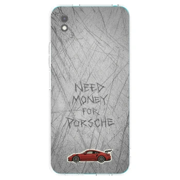 Picasee silikonowe czarne etui na Xiaomi Redmi 9A - Garage Scratch