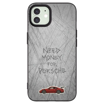 Picasee silikonowe czarne etui na Apple iPhone 12 - Garage Scratch