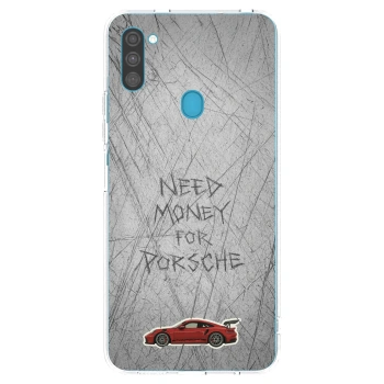 Picasee silikonowe przeźroczyste etui na Samsung Galaxy M11 - Garage Scratch