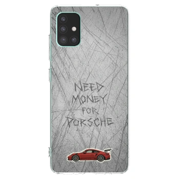 Picasee silikonowe przeźroczyste etui na Samsung Galaxy M51 M515F - Garage Scratch