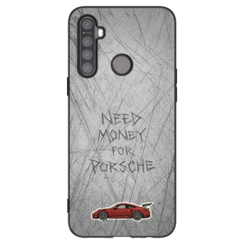 Picasee silikonowe czarne etui na Realme 6i - Garage Scratch