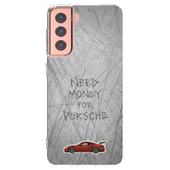 Picasee silikonowe przeźroczyste etui na Samsung Galaxy S21 5G G991B - Garage Scratch