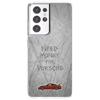 Picasee silikonowe przeźroczyste etui na Samsung Galaxy S21 Ultra 5G G998B - Garage Scratch