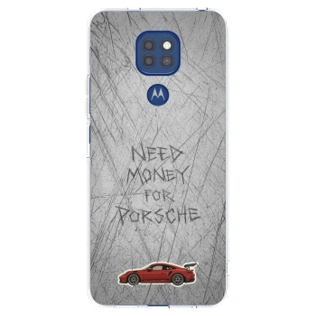 Picasee silikonowe przeźroczyste etui na Motorola Moto G9 Play - Garage Scratch