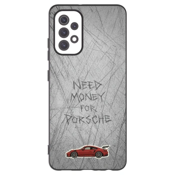 Picasee silikonowe czarne etui na Samsung Galaxy A32 5G A326B - Garage Scratch