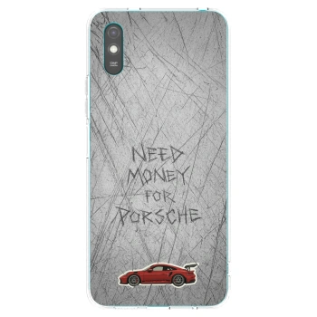 Picasee silikonowe przeźroczyste etui na Xiaomi Redmi 9AT - Garage Scratch