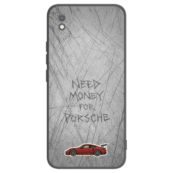 Picasee silikonowe czarne etui na Xiaomi Redmi 9AT - Garage Scratch