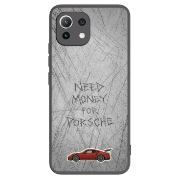 Picasee silikonowe czarne etui na Xiaomi Mi 11 Lite - Garage Scratch