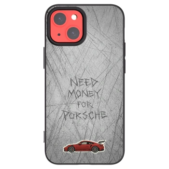Picasee silikonowe czarne etui na Apple iPhone 13 mini - Garage Scratch