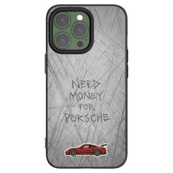 Picasee silikonowe czarne etui na Apple iPhone 13 Pro - Garage Scratch