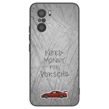 Picasee silikonowe czarne etui na Xiaomi Poco F3 - Garage Scratch