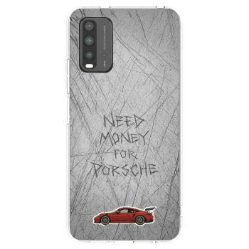 Picasee silikonowe czarne etui na Xiaomi Redmi 9T - Garage Scratch