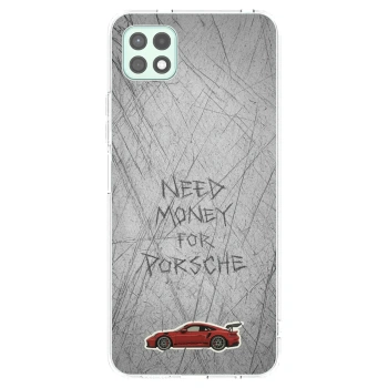 Picasee silikonowe przeźroczyste etui na Samsung Galaxy A22 A226B 5G - Garage Scratch