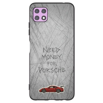 Picasee silikonowe czarne etui na Samsung Galaxy A22 A226B 5G - Garage Scratch