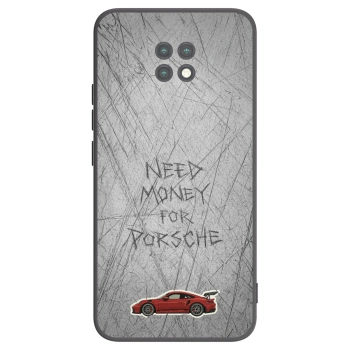 Picasee silikonowe czarne etui na Xiaomi Redmi Note 9T - Garage Scratch