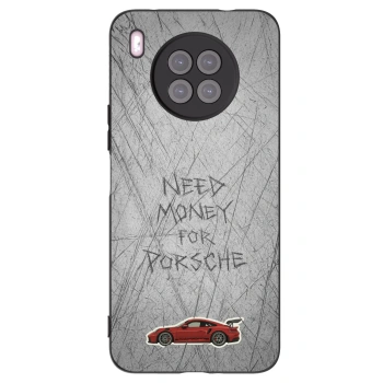 Picasee silikonowe czarne etui na Huawei Nova 8i - Garage Scratch