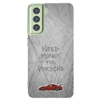 Picasee silikonowe przeźroczyste etui na Samsung Galaxy S21 FE 5G - Garage Scratch