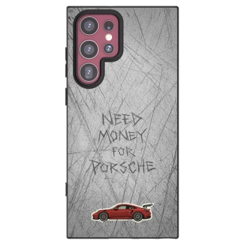 Picasee silikonowe czarne etui na Samsung Galaxy S22 Ultra 5G - Garage Scratch