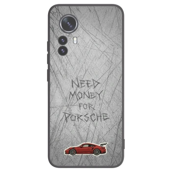 Picasee silikonowe czarne etui na Xiaomi 12 Pro - Garage Scratch