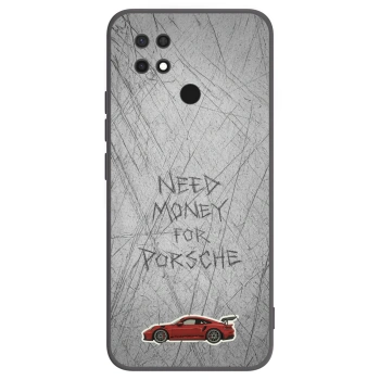 Picasee silikonowe czarne etui na Xiaomi Redmi 10C - Garage Scratch
